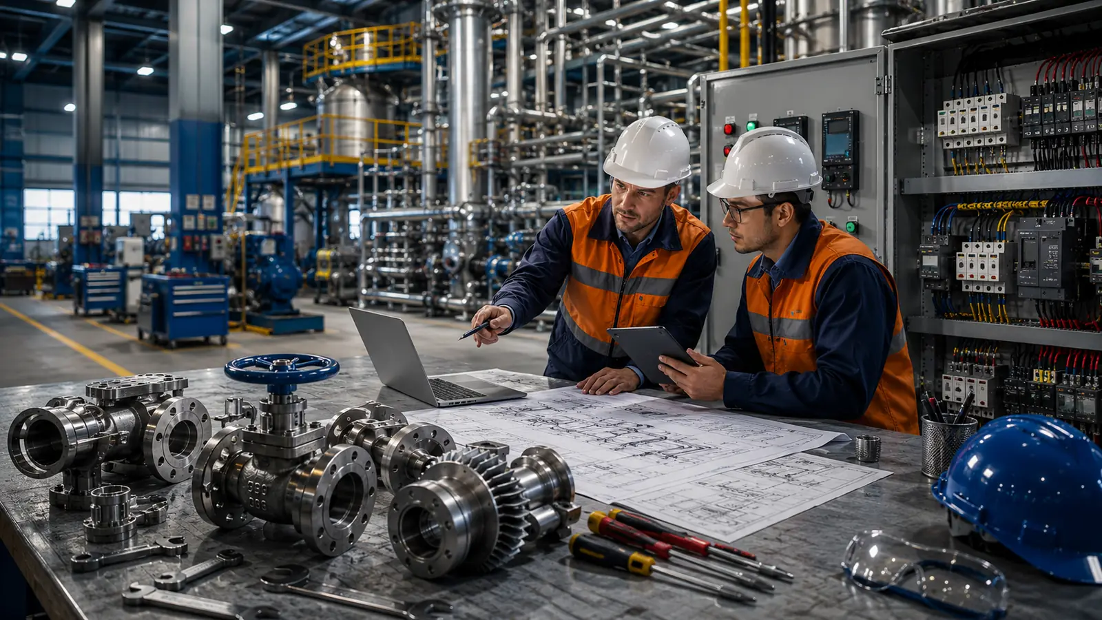 Engineering and procurement support for industrial equipment