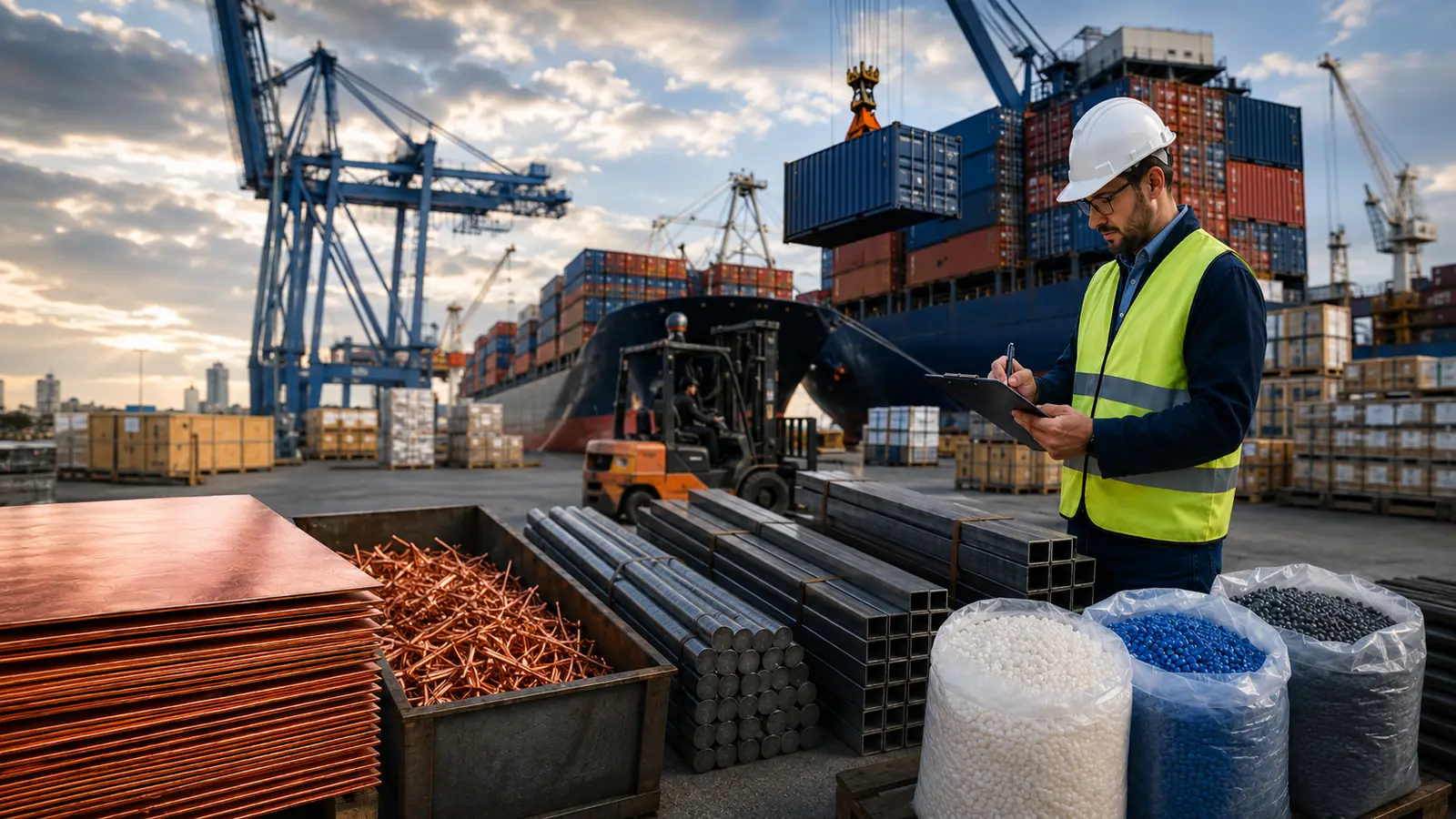 Industrial import and export operations